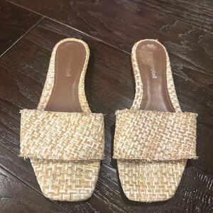 Jeffrey Campbell Woven Slide Sandals